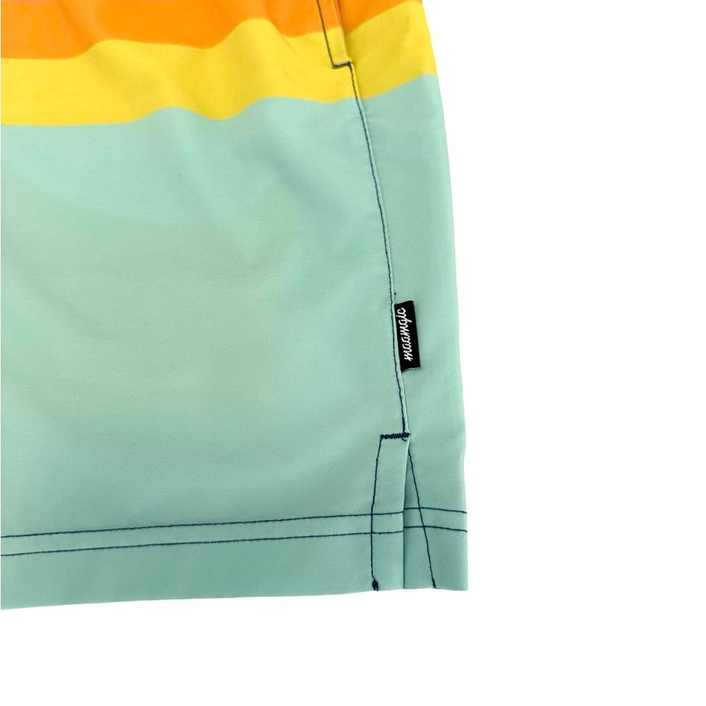 Maamgic ZestZebra Rainbow Striped Swim Trunks Men’s XL - Picture 9 of 13